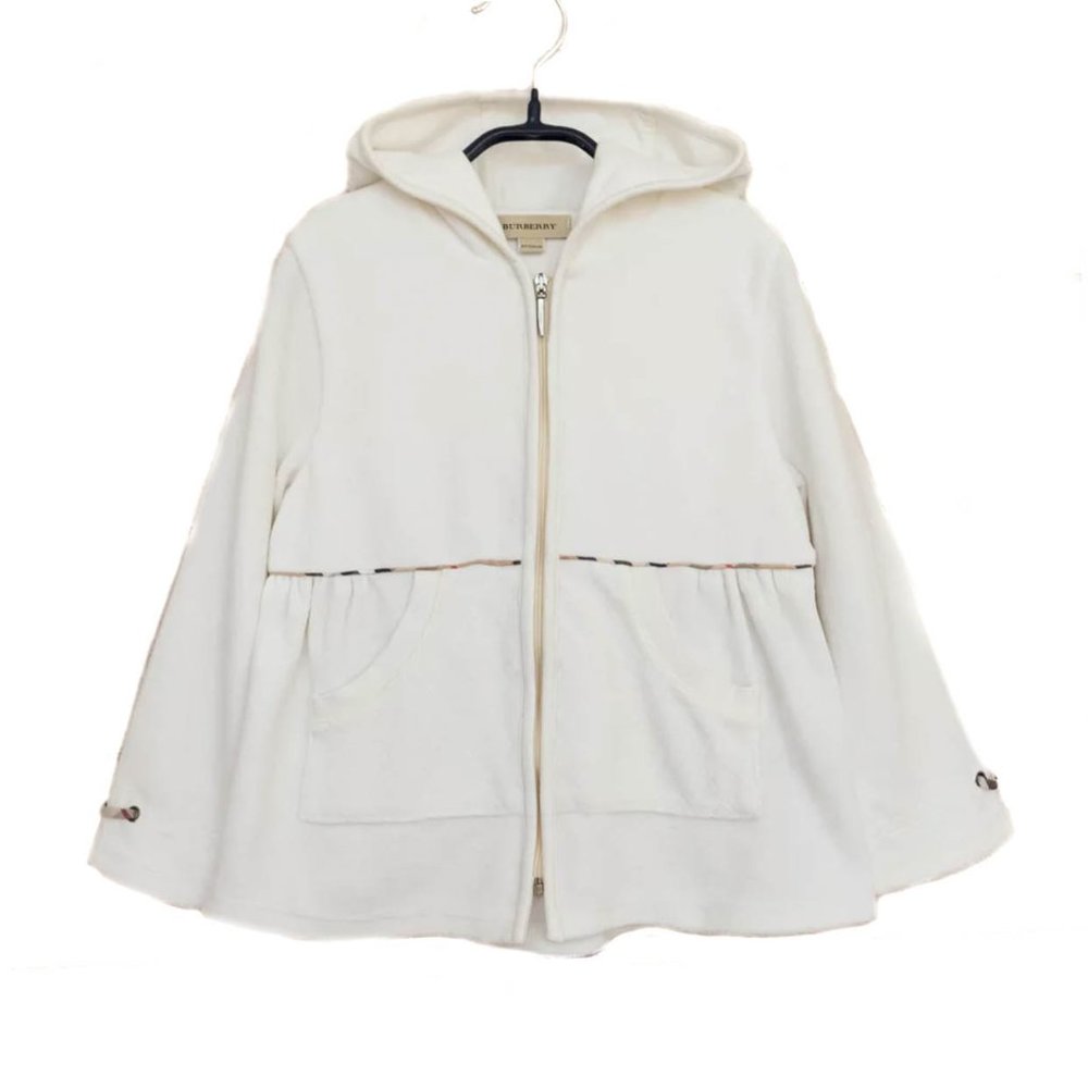 BURBERRY Off-White & Beige "Nova Check" Tracksuit - Picture 3 of 8